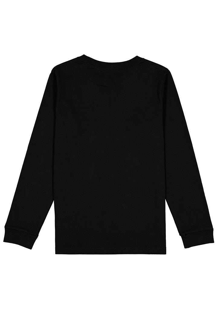 Basis Youth Long Sleeve Tee - X1002Y in Black