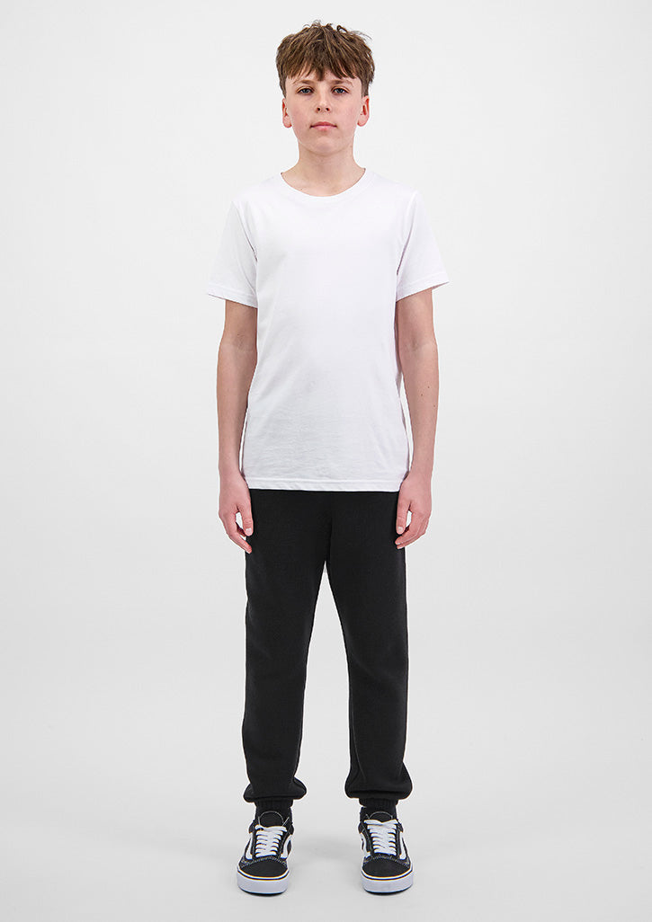 Basis Youth Track Pant - X1004Y in Black - model