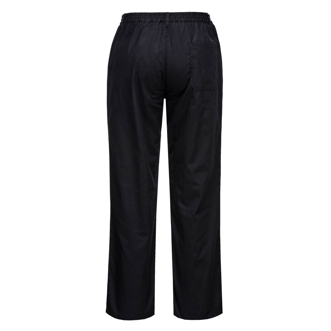 Portwest C071 Chef's Women's Rachel Pants in Black - back view