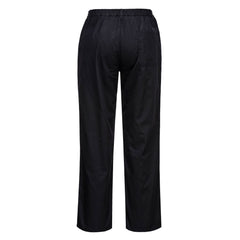 Portwest C071 Chef's Women's Rachel Pants in Black - back view