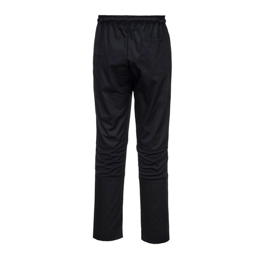 Portwest C073 Chef's MeshAir Pro Pants in Black - back view