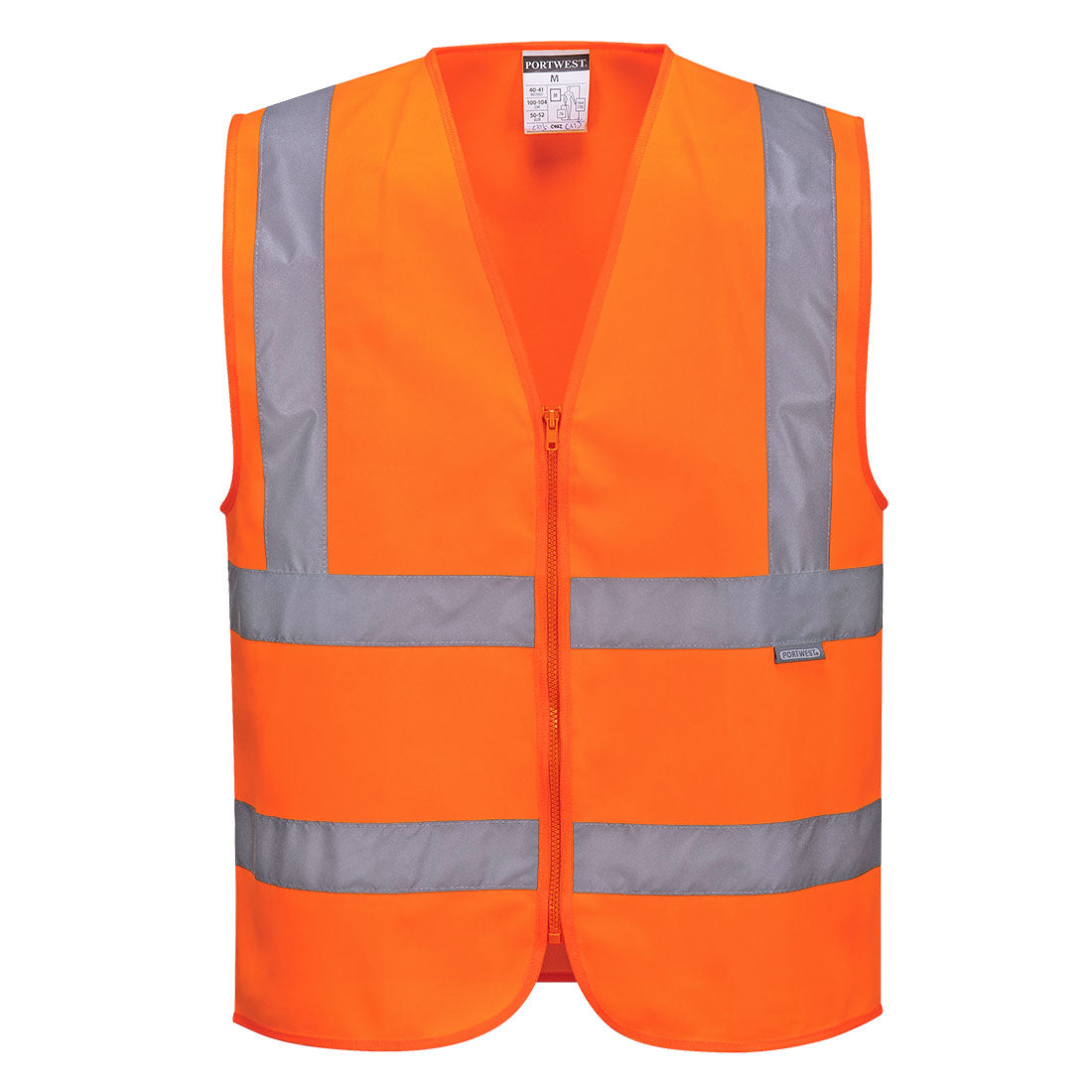 Hi-Vis Zipped Band and Brace Vest - C375 - Portwest-0