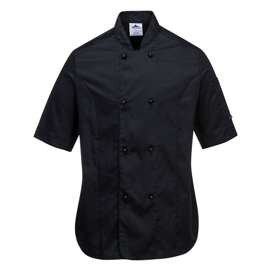 Rachel Ladies Chefs Jacket S/S - C737 - Portwest-0