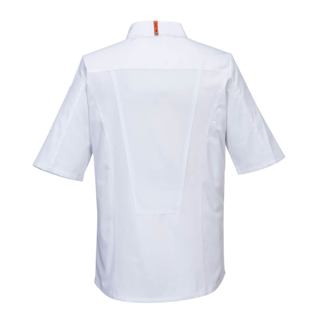 Portwest C746 Chef's MeshAir Pro Stretch Jacket S/S in White - back view