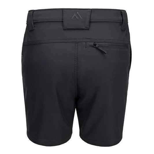 Portwest CD822 WX2 Eco Active Stretch Shorts in Black - back view