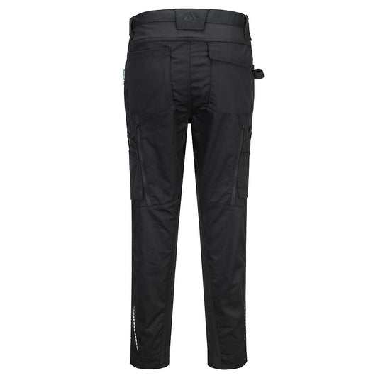Portwest CD881 WX2 Eco Stretch Trade Pants in Black - back view