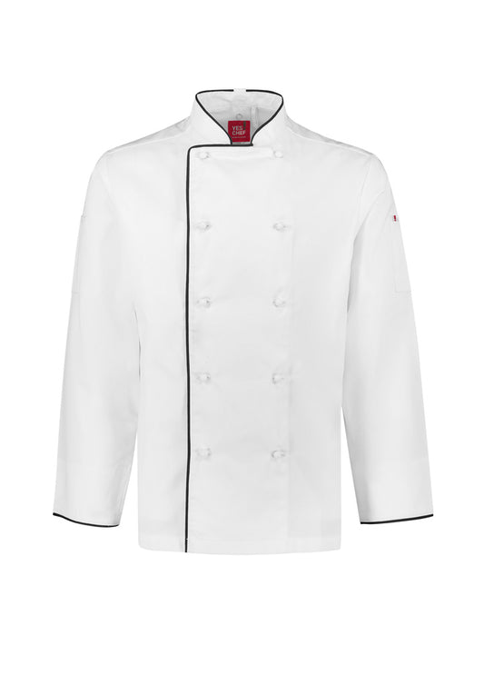 Mens Al Dente Long Sleeve Chef Jacket - CH230ML - biz-collection-0