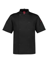 Mens Zest Short Sleeve Chef Jacket - CH232MS - biz-collection-1