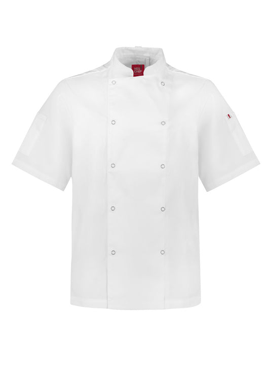 Mens Zest Short Sleeve Chef Jacket - CH232MS - biz-collection-0