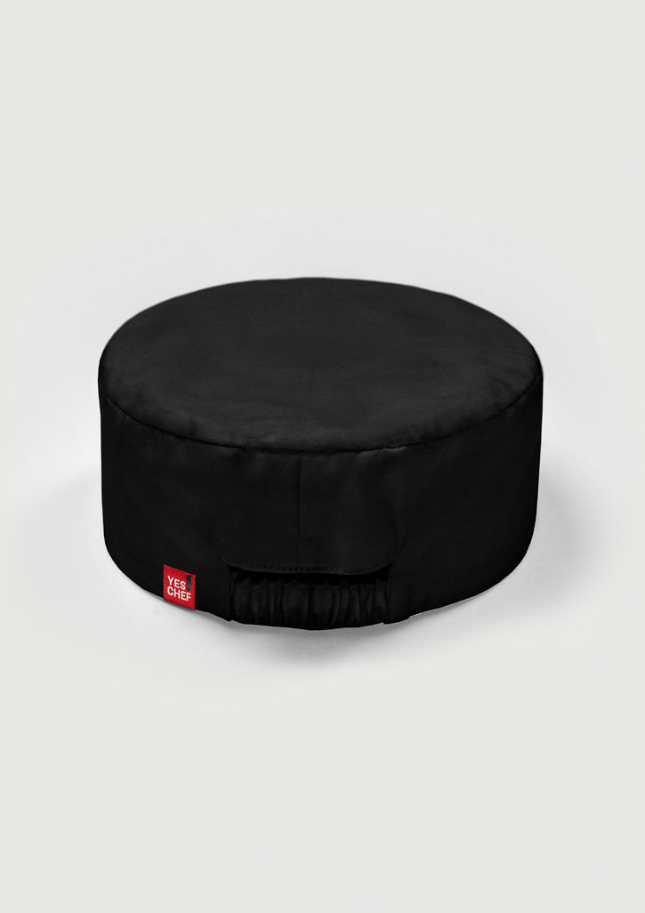 Biz Collection CH238 Chef Cap in Black - back view