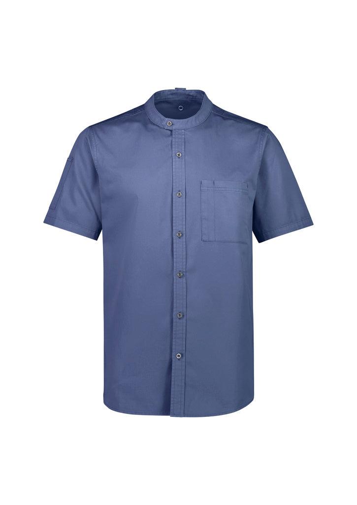 Mens Salsa Short Sleeve Chef Shirt - CH329MS - biz-collection-2