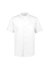 Mens Salsa Short Sleeve Chef Shirt - CH329MS - biz-collection-1