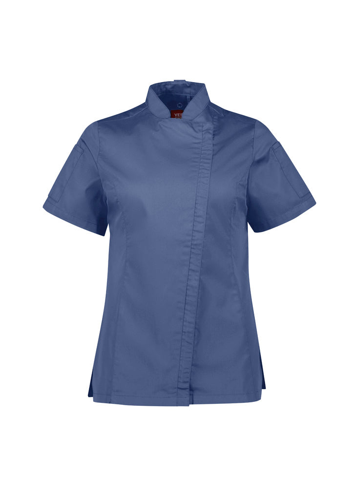 Womens Alfresco Short Sleeve Chef Jacket - CH330LS - biz-collection-2