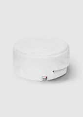 Biz Collection CH333 Mesh Flat Top Hat in White - back view
