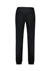 Biz Collection CH433M Cajun Mens Chef Jogger Pant in Black - back view