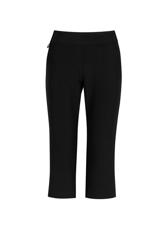 Biz Collection CL040LL Jane Womens 3/4 Length Stretch Pant in Black