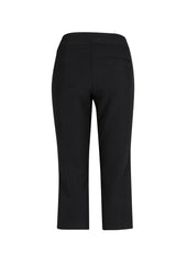 Biz Collection CL040LL Jane Womens 3/4 Length Stretch Pant in Black - back view