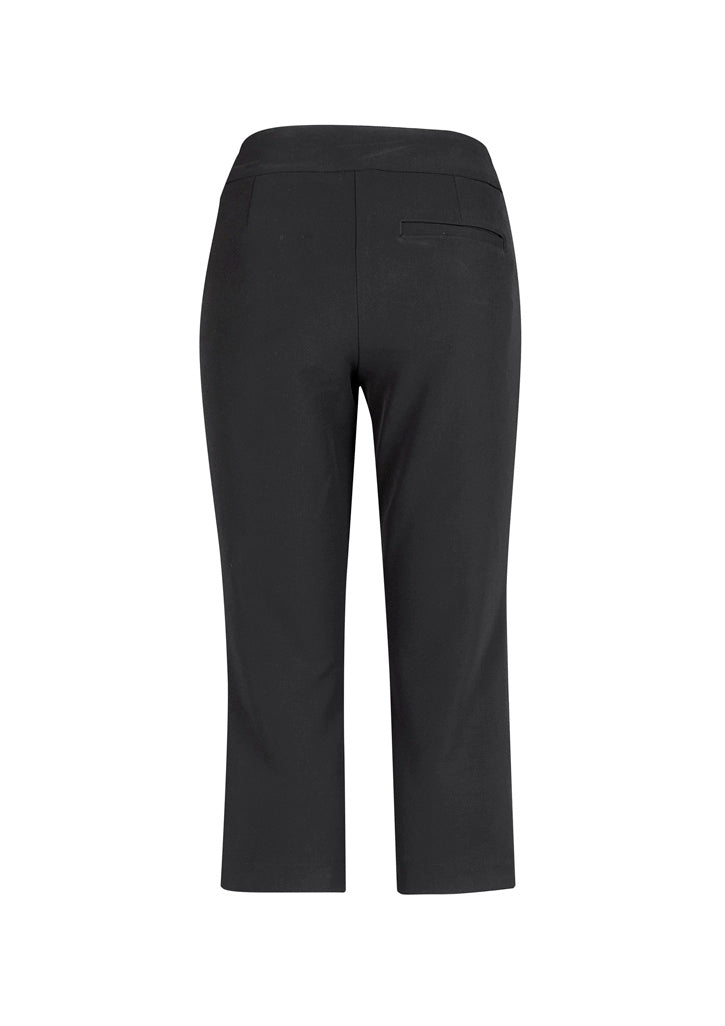 Biz Collection CL040LL Jane Womens 3/4 Length Stretch Pant in Charcoal - back view
