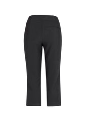 Biz Collection CL040LL Jane Womens 3/4 Length Stretch Pant in Charcoal - back view