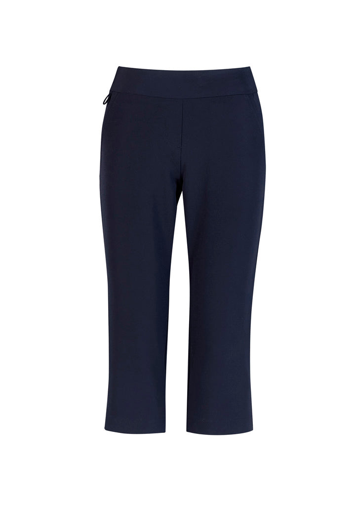 Biz Collection CL040LL Jane Womens 3/4 Length Stretch Pant in Navy