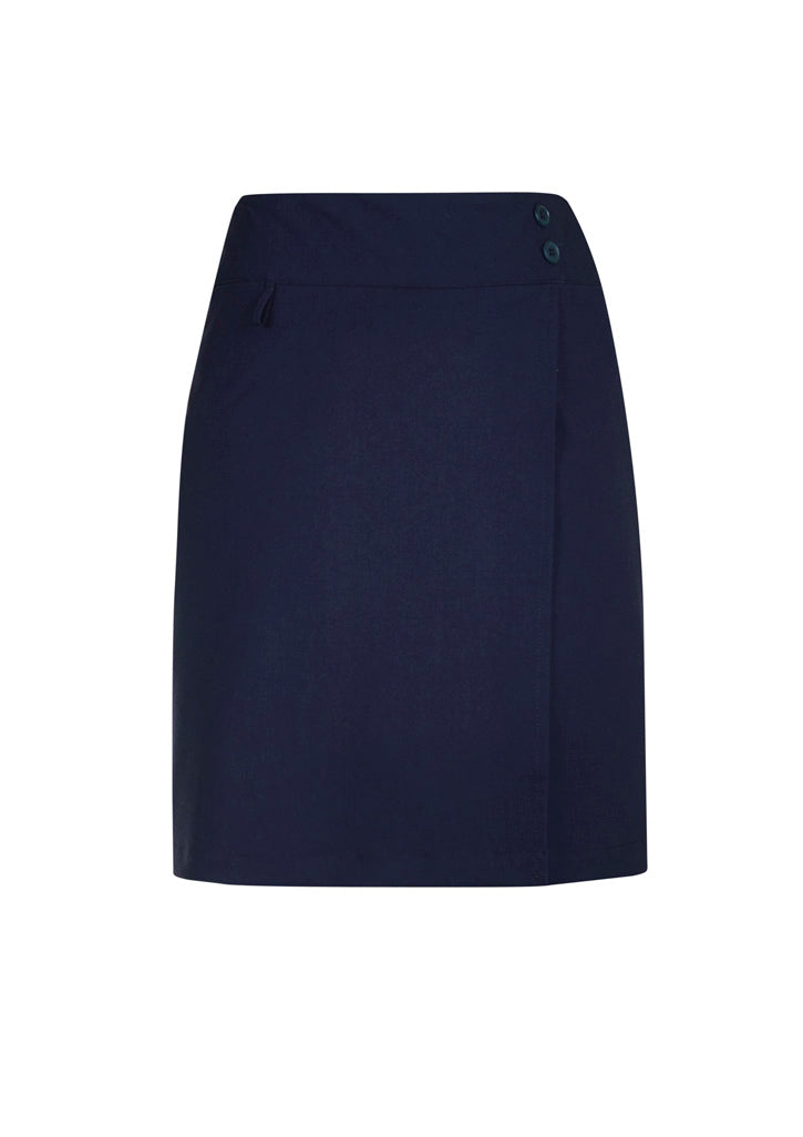 Biz Collection CL145LS Comfort Waist Womens Skort in Navy