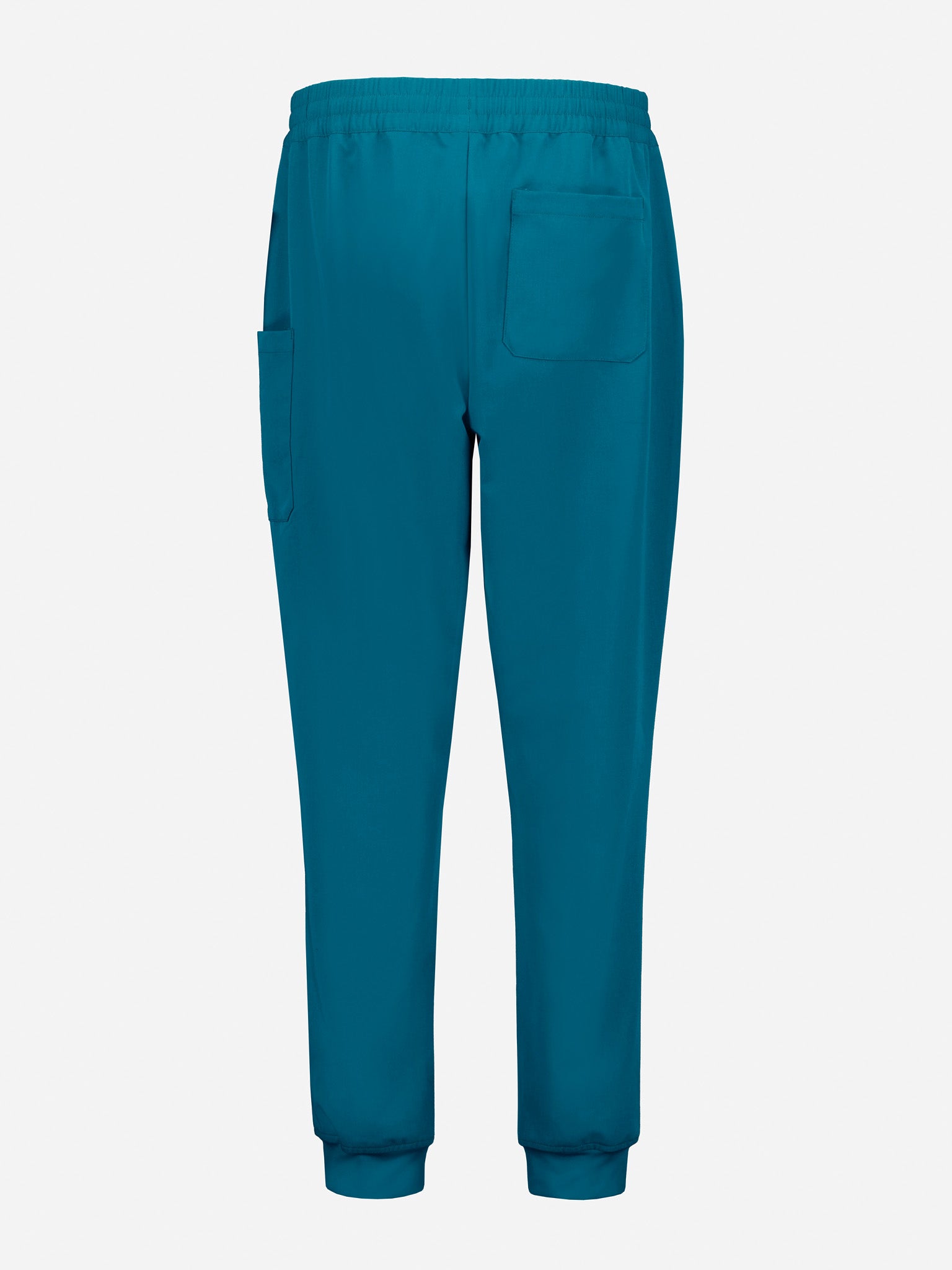 Inaura CL541LL Pulse Womens Jogger Scrub Pant in Caribbean Blue - back view