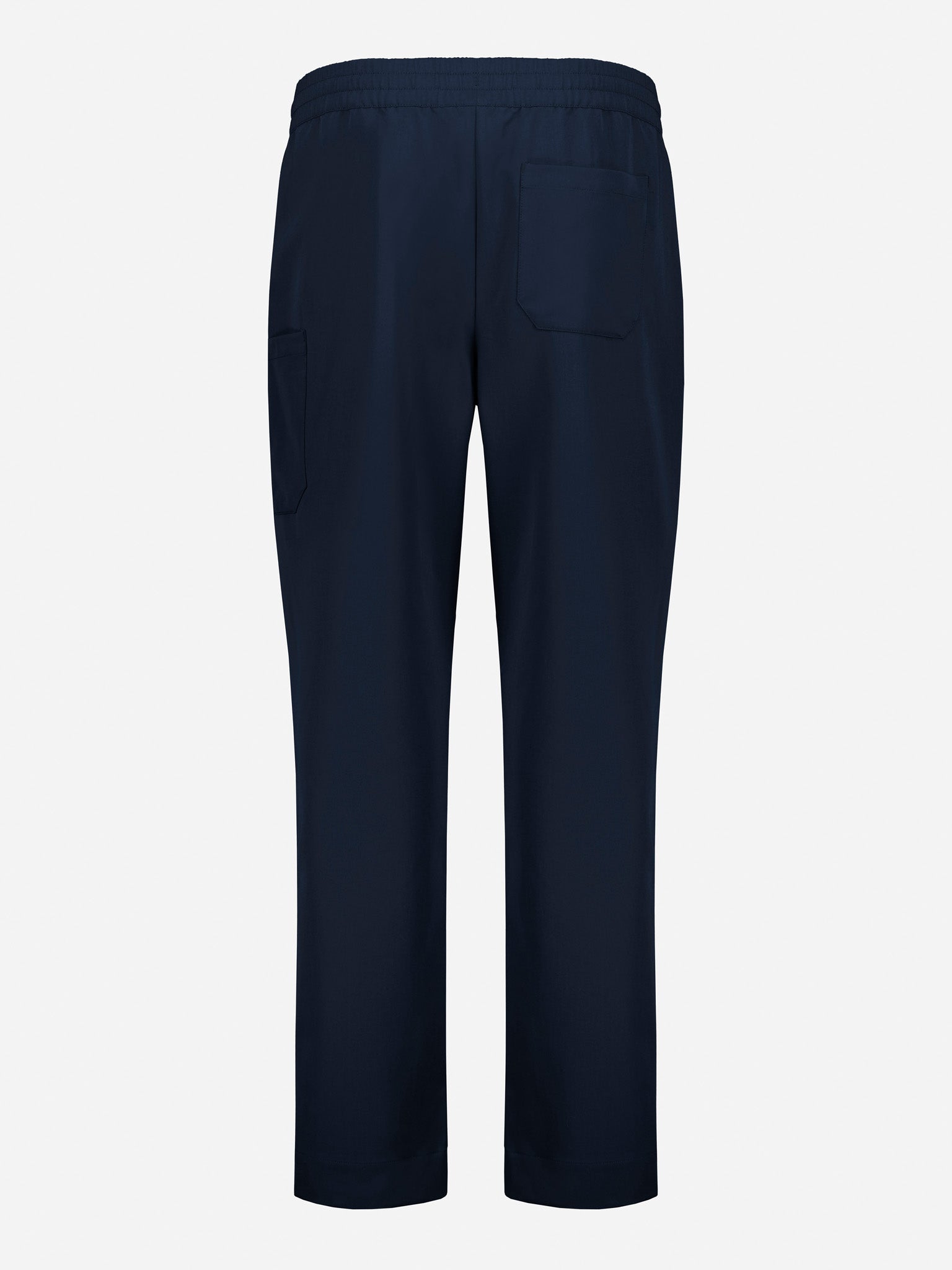 Inaura CL542UL Pulse Unisex Straight Leg Scrub Pant in Midnight Navy - back view