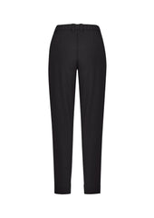 Biz Collection CL953LL Comfort Waist Womens Slim Leg Pant in Charcoal - back view