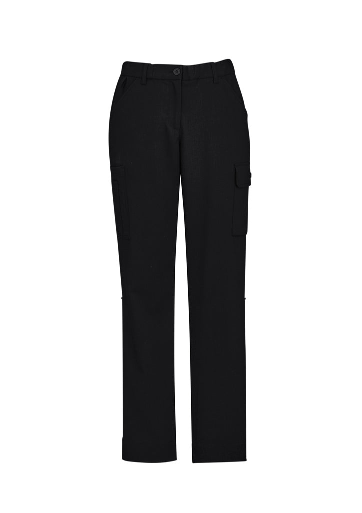Biz Collection CL954LL Comfort Waist Womens Cargo Pant in Black