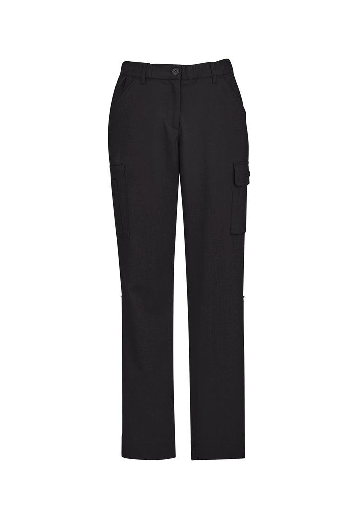 Biz Collection CL954LL Comfort Waist Womens Cargo Pant in Charcoal
