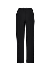 Biz Collection CL955LL Comfort Waist Womens Straight Leg Pant in Black - back view