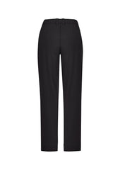 Biz Collection CL955LL Comfort Waist Womens Straight Leg Pant in Charcoal - back view
