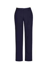 Biz Collection CL955LL Comfort Waist Womens Straight Leg Pant in Navy
