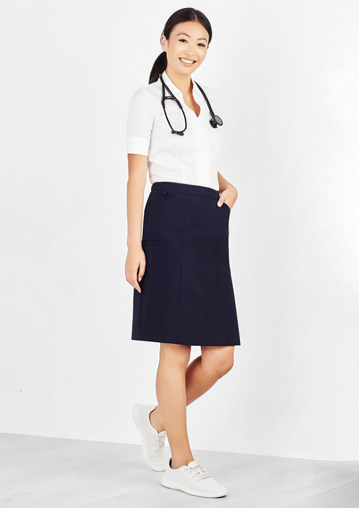 Womens Comfort Waist Cargo Skirt - CL956LS - biz-care-0