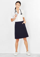 Womens Comfort Waist Cargo Skirt - CL956LS - biz-care-2