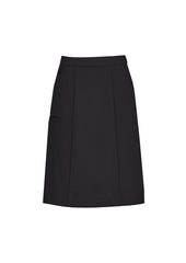 Biz Collection CL956LS Comfort Waist Womens Cargo Skirt in Charcoal