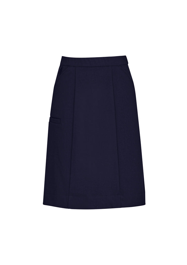 Biz Collection CL956LS Comfort Waist Womens Cargo Skirt in Navy