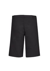 Biz Collection CL960MS Comfort Waist Mens Cargo Short in Charcoal - back view