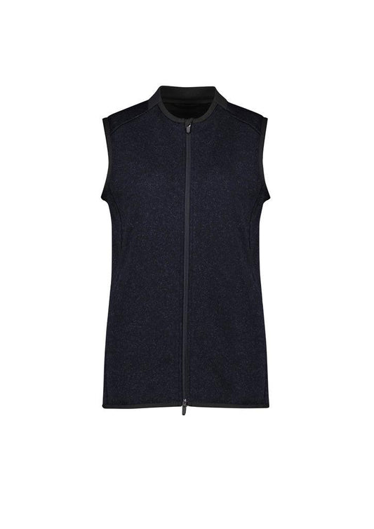 Womens Nova Zip Front Vest - CO343LV - biz-care-1