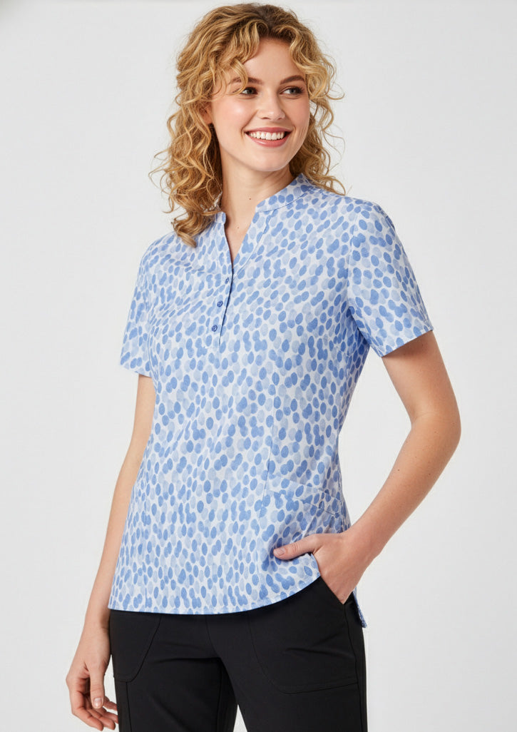 Florence Womens Stardust Print Tunic - CS450LS - biz-collection-2