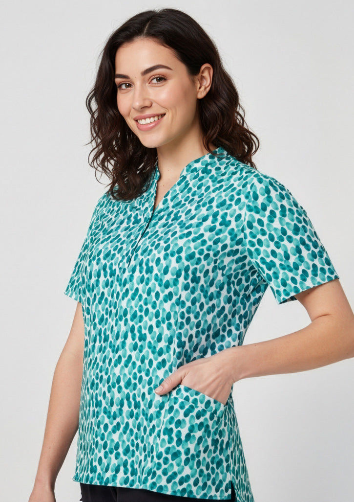 Florence Womens Stardust Print Tunic - CS450LS - biz-collection-1