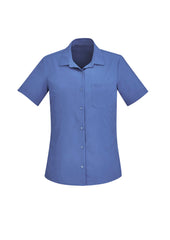 Womens Florence Plain Short Sleeve Shirt - CS947LS - biz-care-4