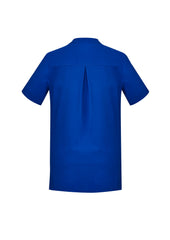Biz Collection CS949LS Florence Womens Plain Tunic in Electric Blue - back view