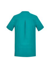 Biz Collection CS949LS Florence Womens Plain Tunic in Teal - back view