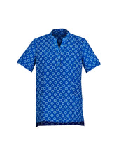 Biz Collection CS950LS Florence Womens Daisy Print Tunic in Electric Blue