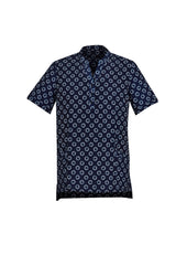 Biz Collection CS950LS Florence Womens Daisy Print Tunic in Navy