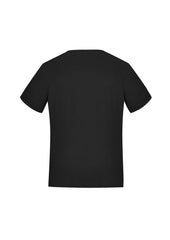 Biz Collection CS952LS Marley Womens Short Sleeve Jersey Top in Black - back view