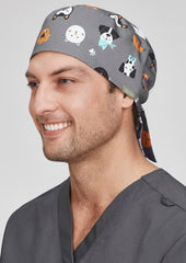 Unisex Printed Scrub Cap - CSC245U - biz-care-2