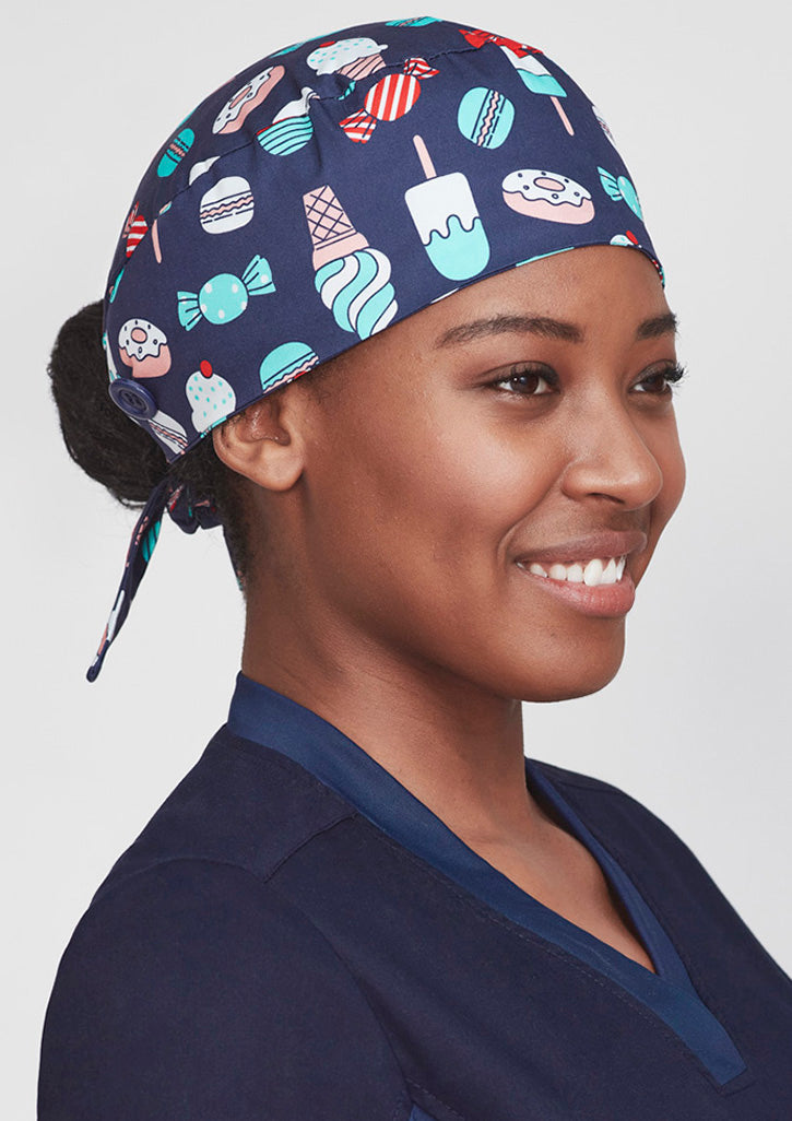 Unisex Printed Scrub Cap - CSC245U - biz-care-0