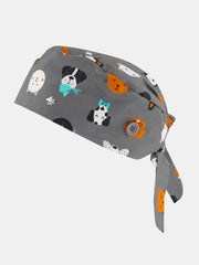 Inaura CSC245U Printed Unisex Scrub Cap in Cheeky Pets